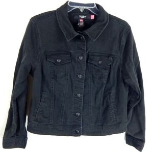 Torrid Washed Black Denim Jacket